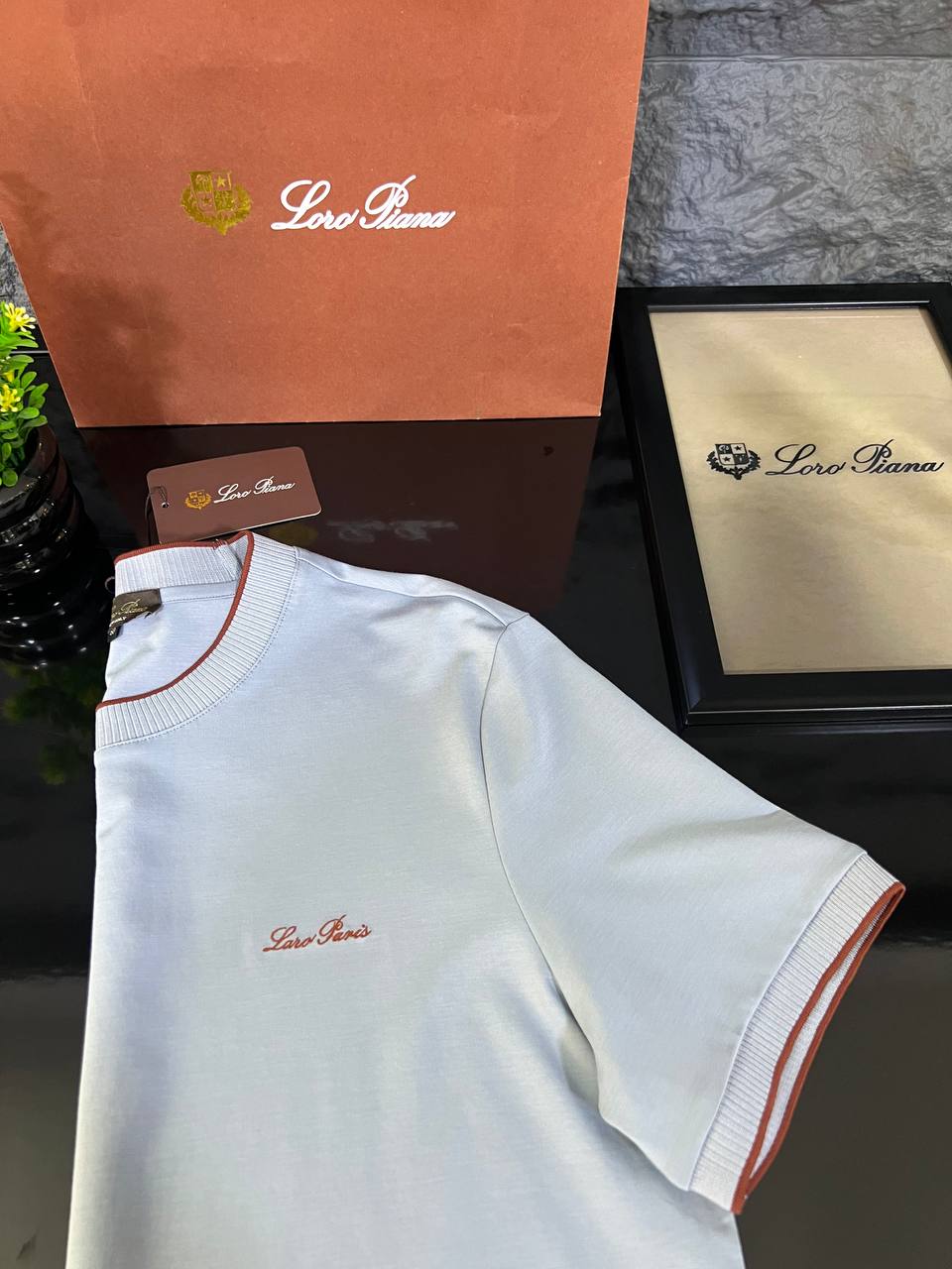 Loro Piana Baby Blue Premium T-Shirt | Timeless Luxury & Soft Comfort