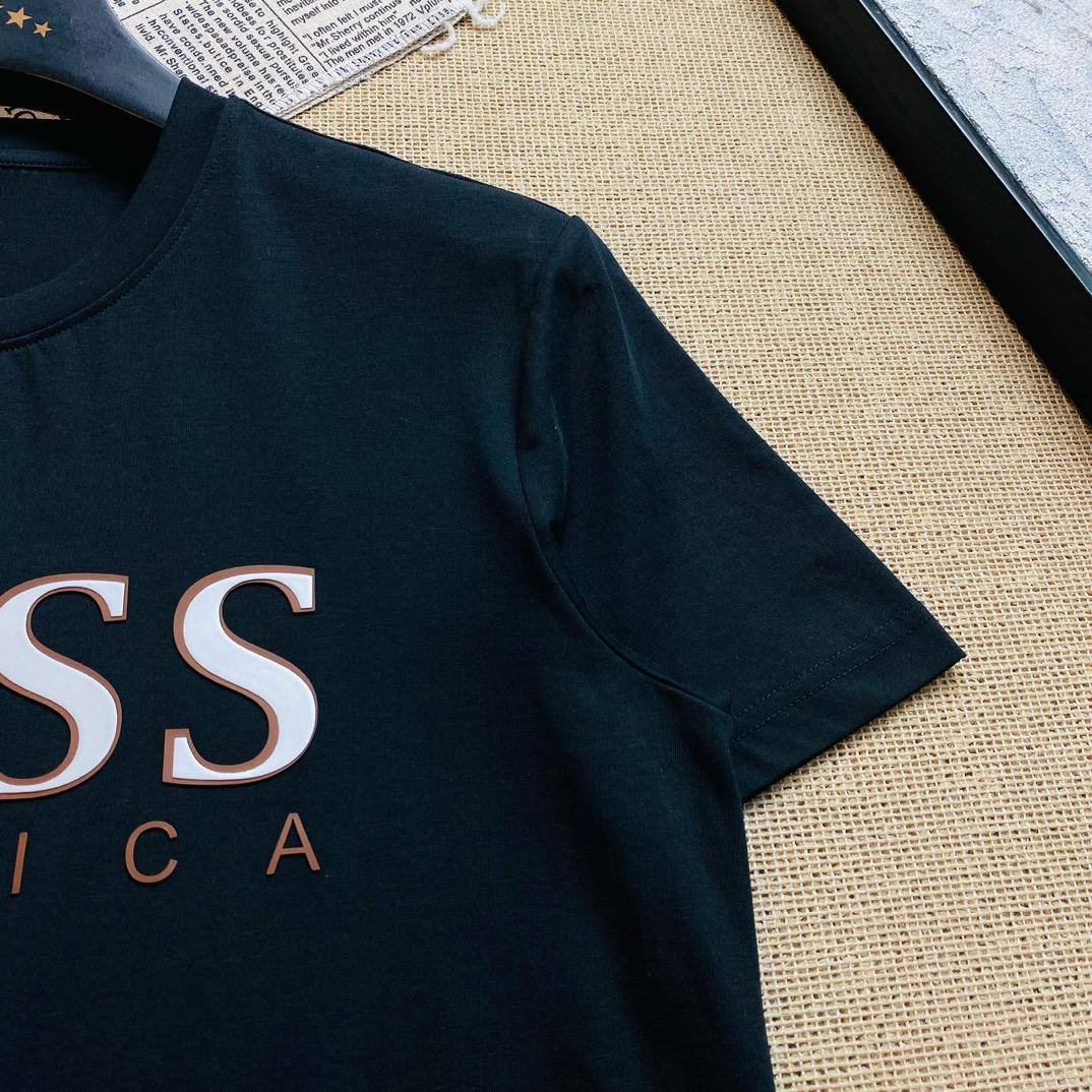 Boss America Logo T-Shirt – Black Edition