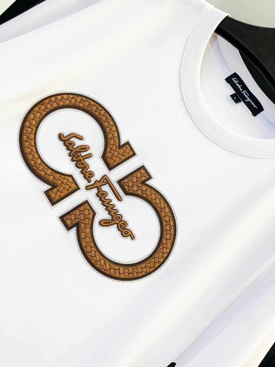 Salvatore Ferragamo Logo T-Shirt – White Edition