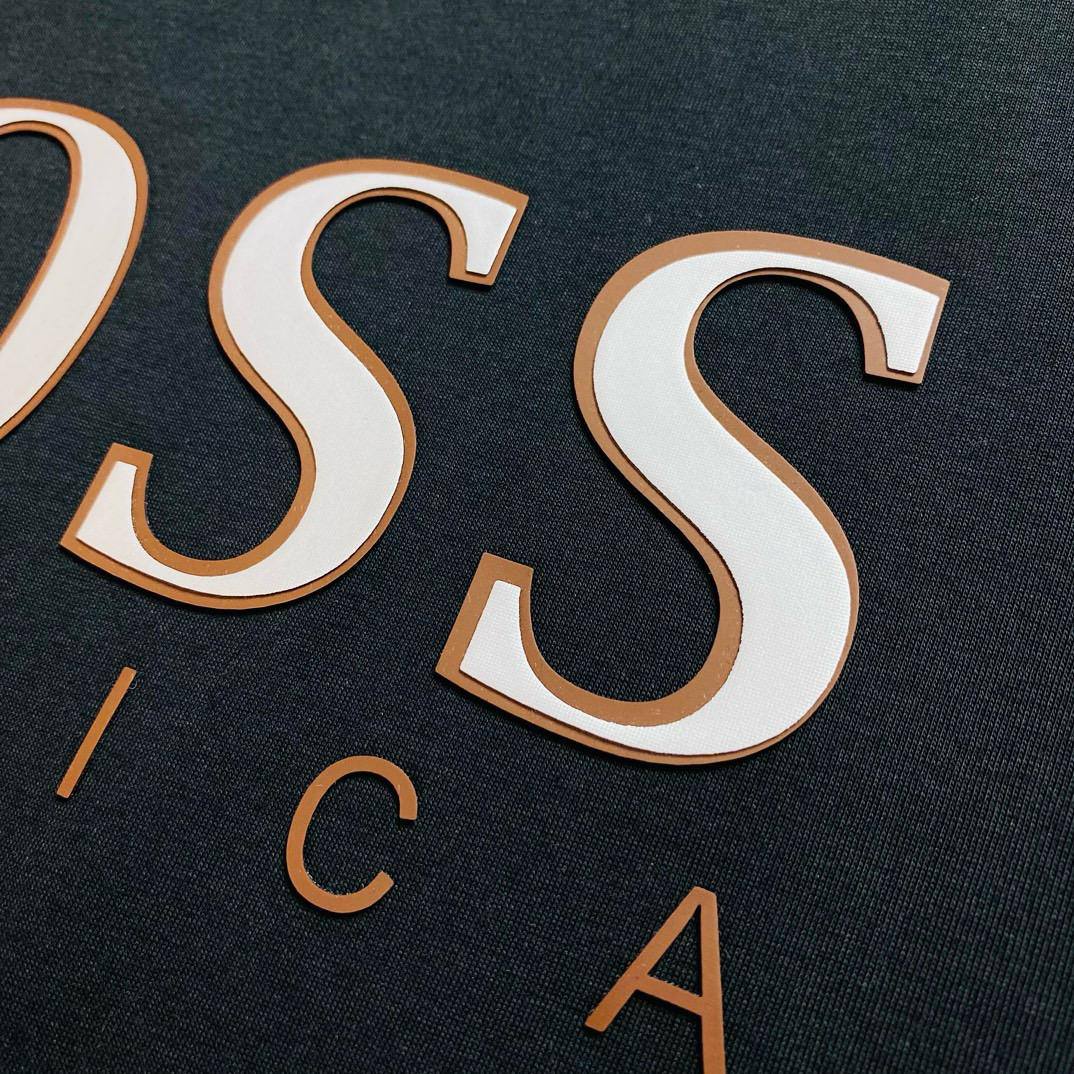 Boss America Logo T-Shirt – Black Edition