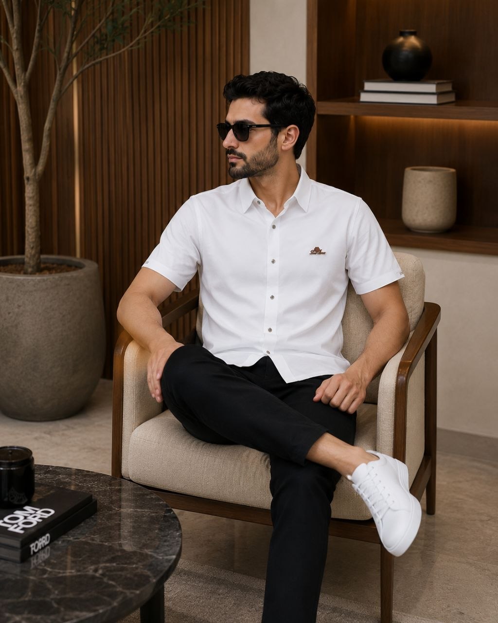 Loro Piana Short Sleeve Shirt – Effortless Luxury & Clean Elegance