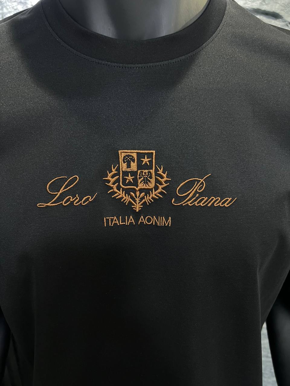 Loro Piana Signature T-Shirt – Black Edition