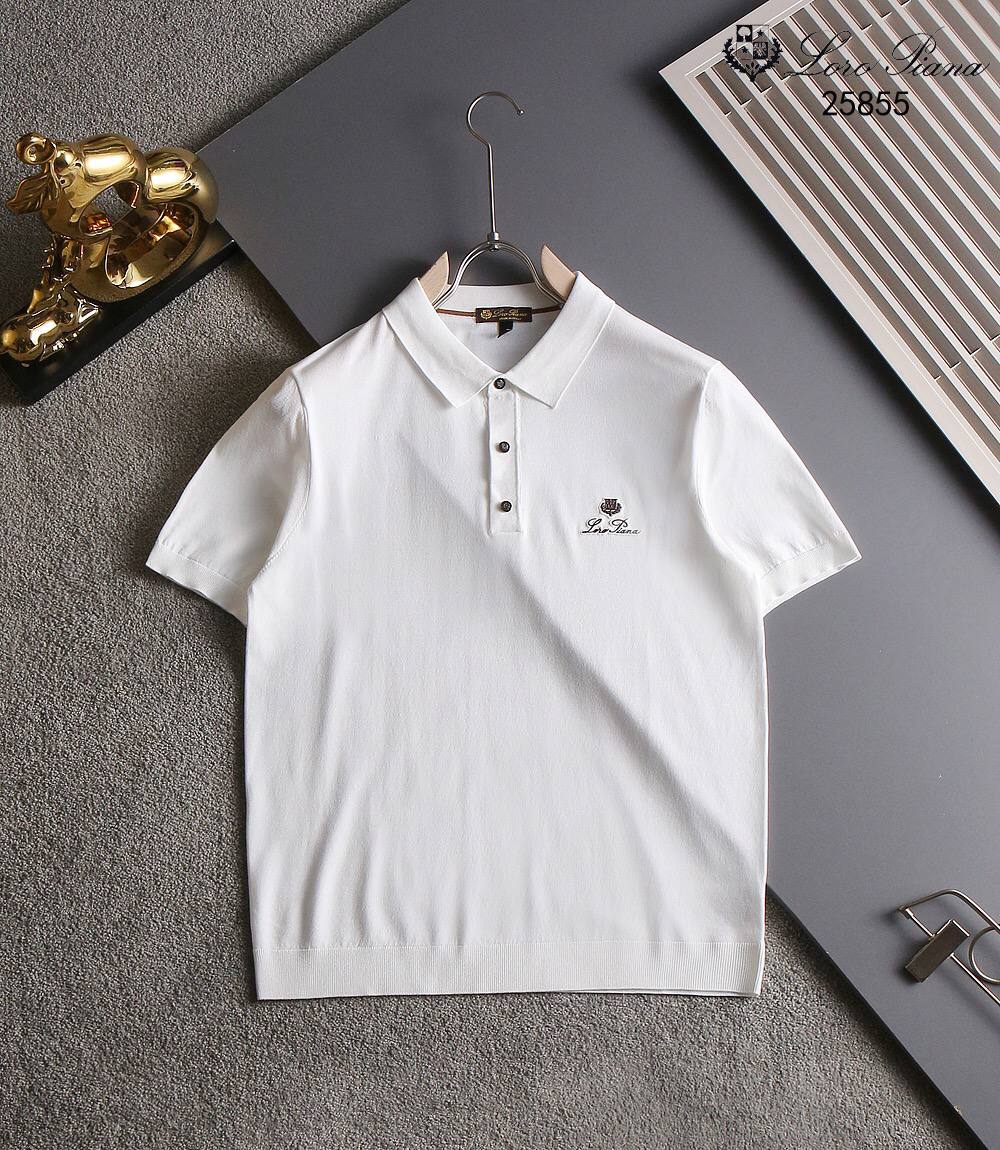 Loro Piana White Polo T-Shirt