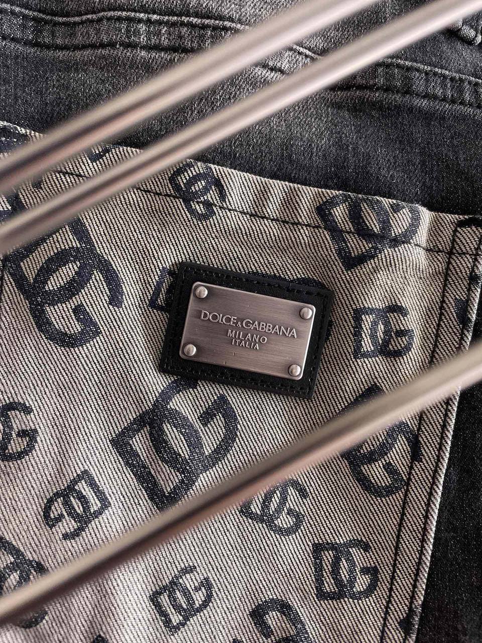 Dolce & Gabbana Black Washed Jeans