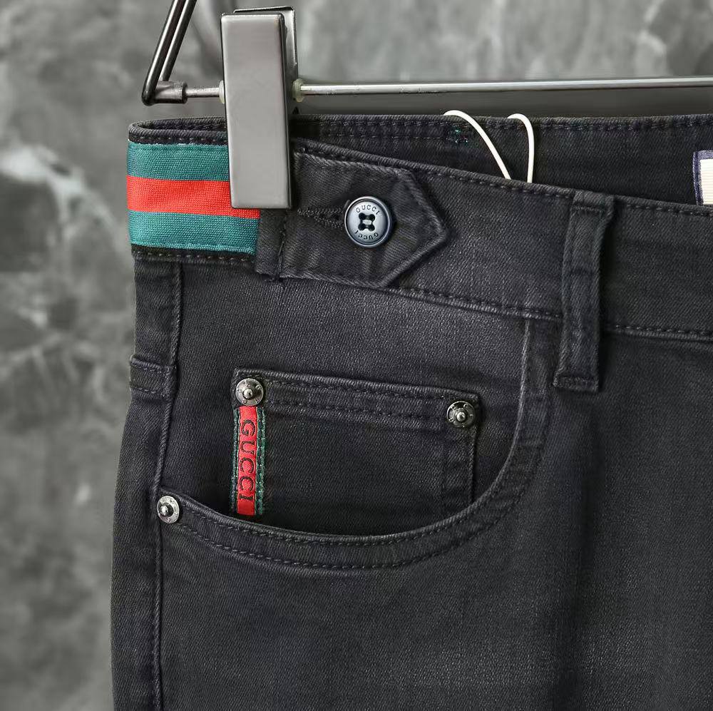 Gucci Black Washed Denim Jeans