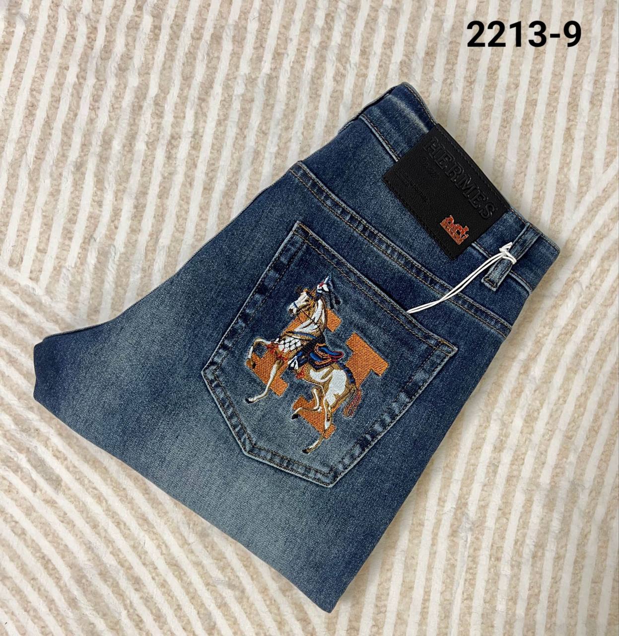 Hermès Premium Washed Denim Jeans