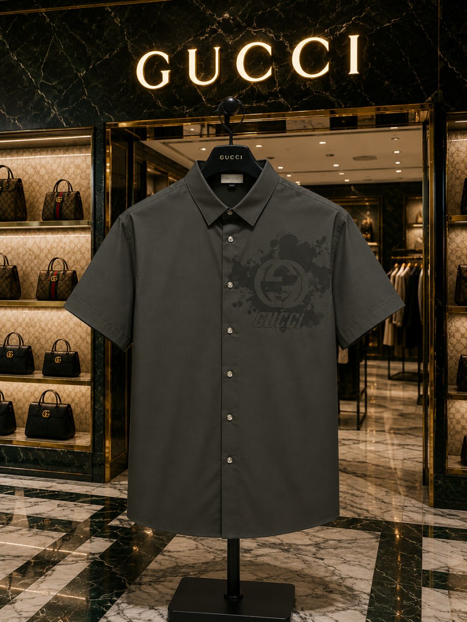 Gucci Dark Olive Shirt