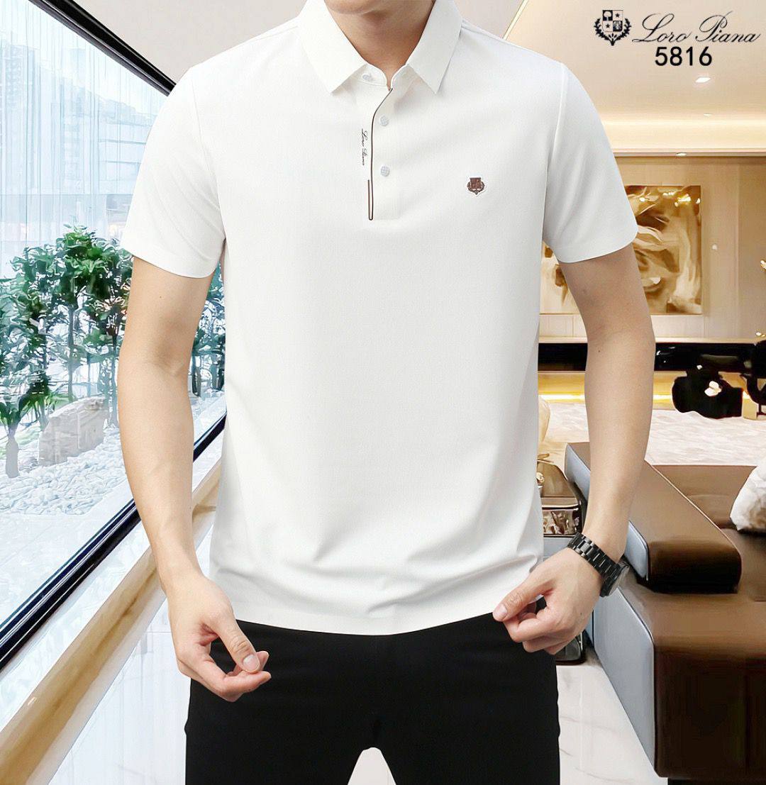Loro Piana Classic Polo Shirt – White Edition