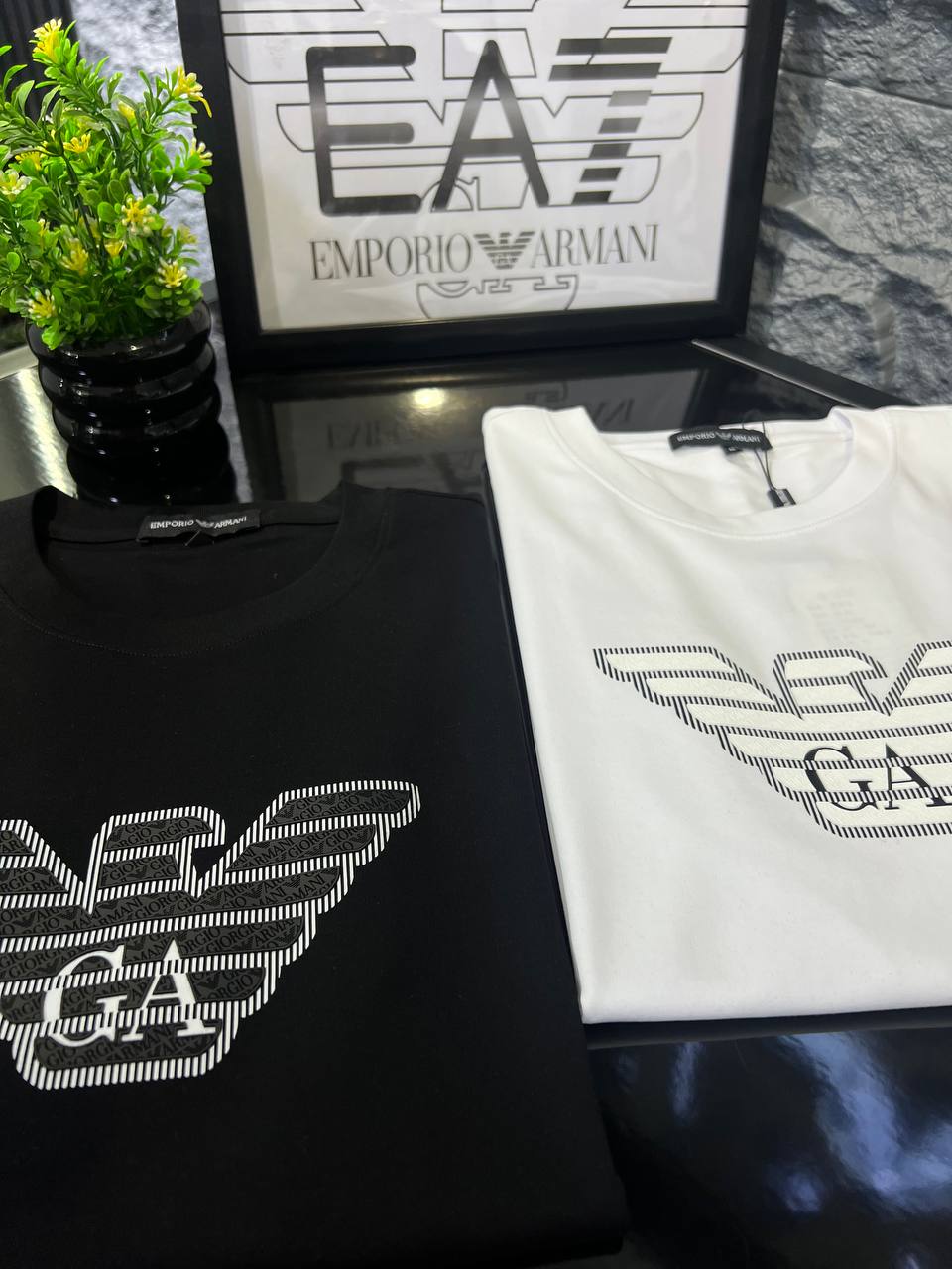 Emporio Armani Milano Black T-Shirt