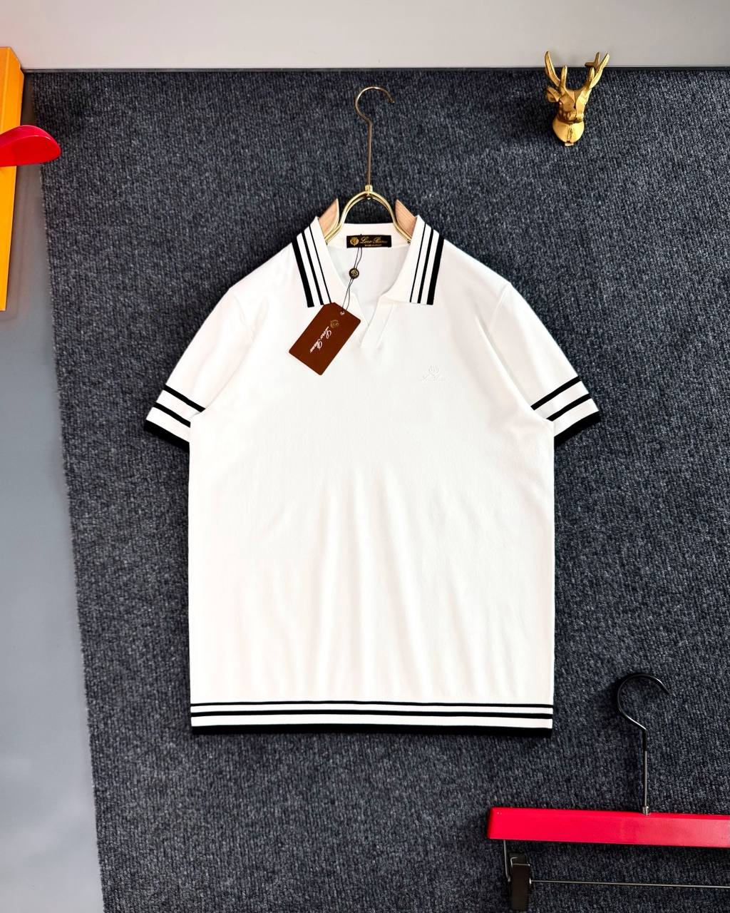 Loro Piana Classic Contrast Polo
