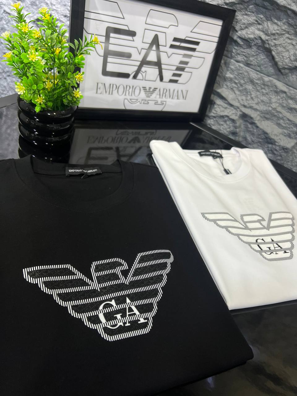 Emporio Armani Milano Black T-Shirt