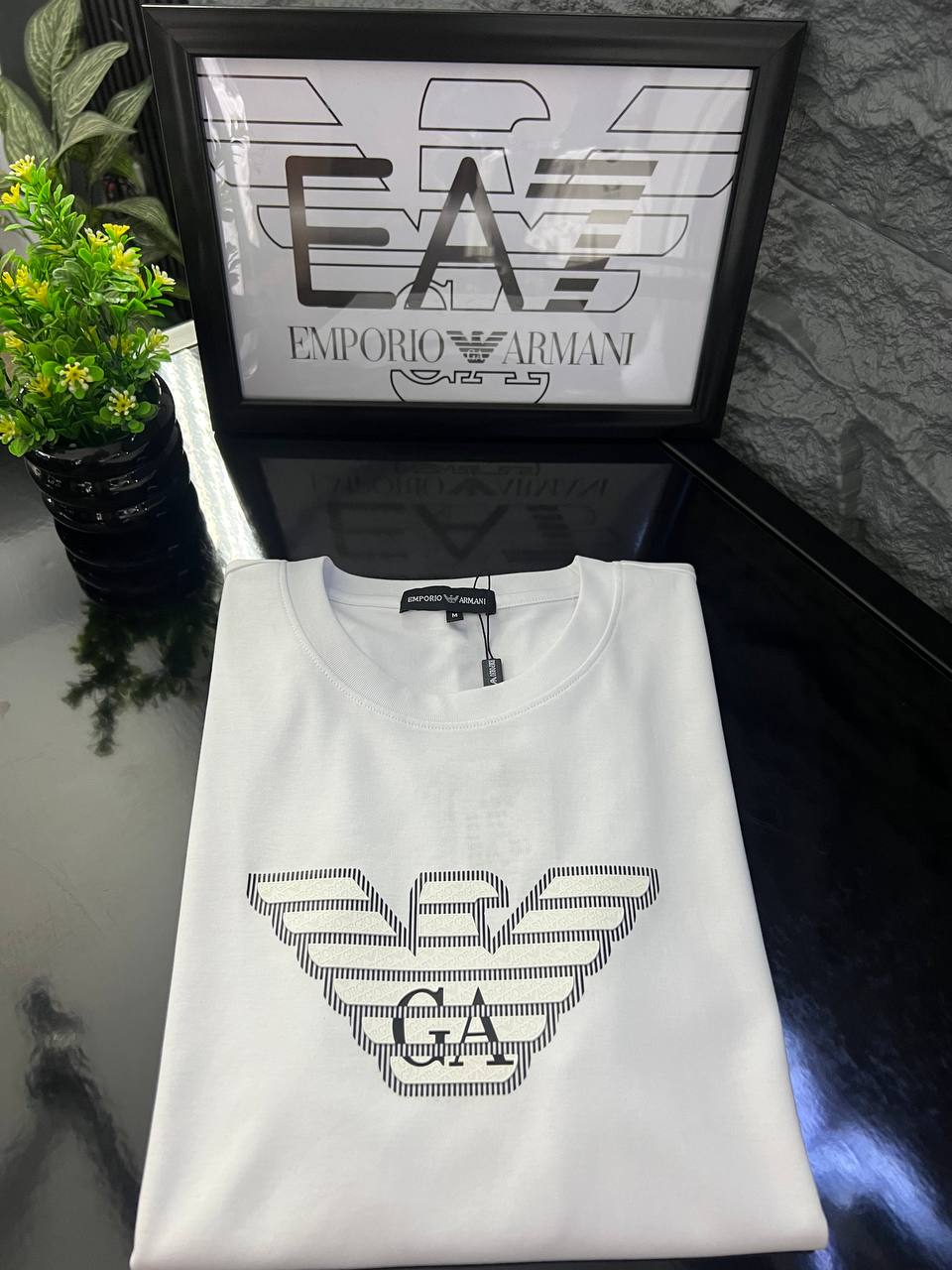 Emporio Armani Milano White T-Shirt