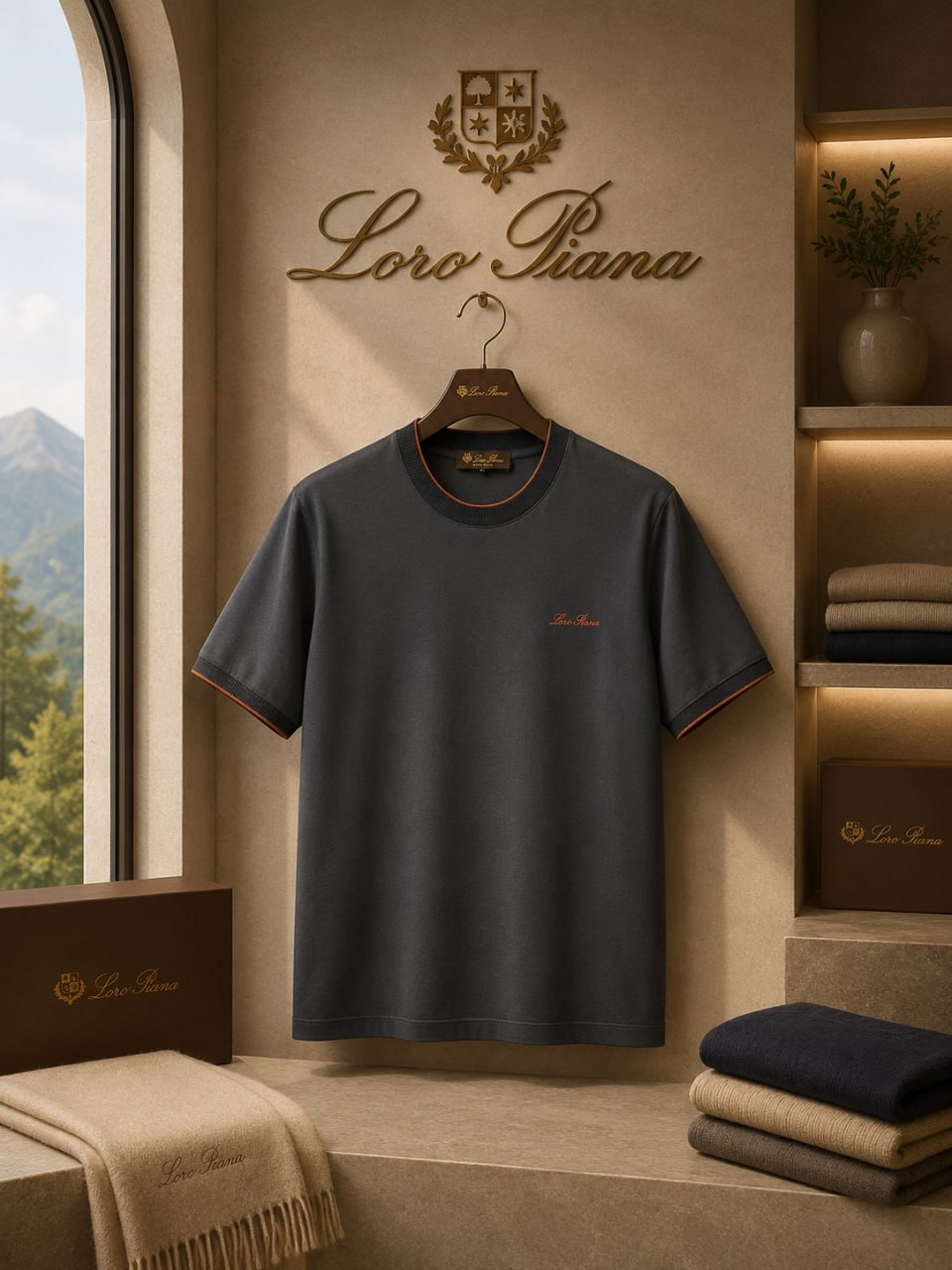 Loro Piana Gray T-Shirt