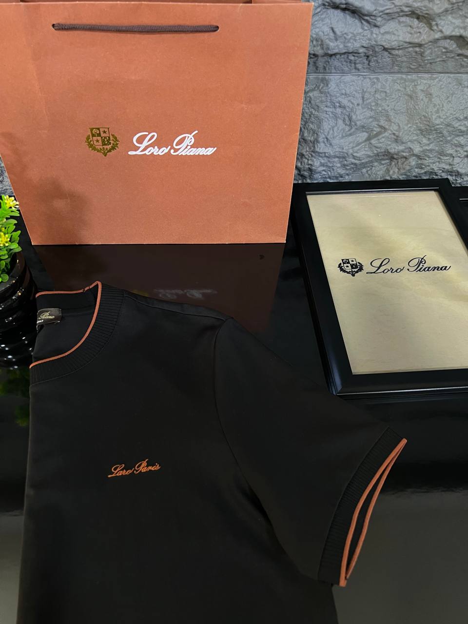 Loro Piana Black Premium T-Shirt | Minimal Luxury & Everyday Elegance