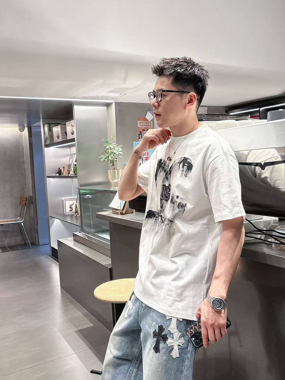 Dolce & Gabbana Graphic T-Shirt – Urban Style