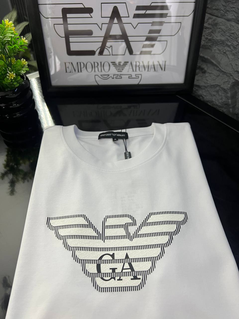 Emporio Armani Milano White T-Shirt