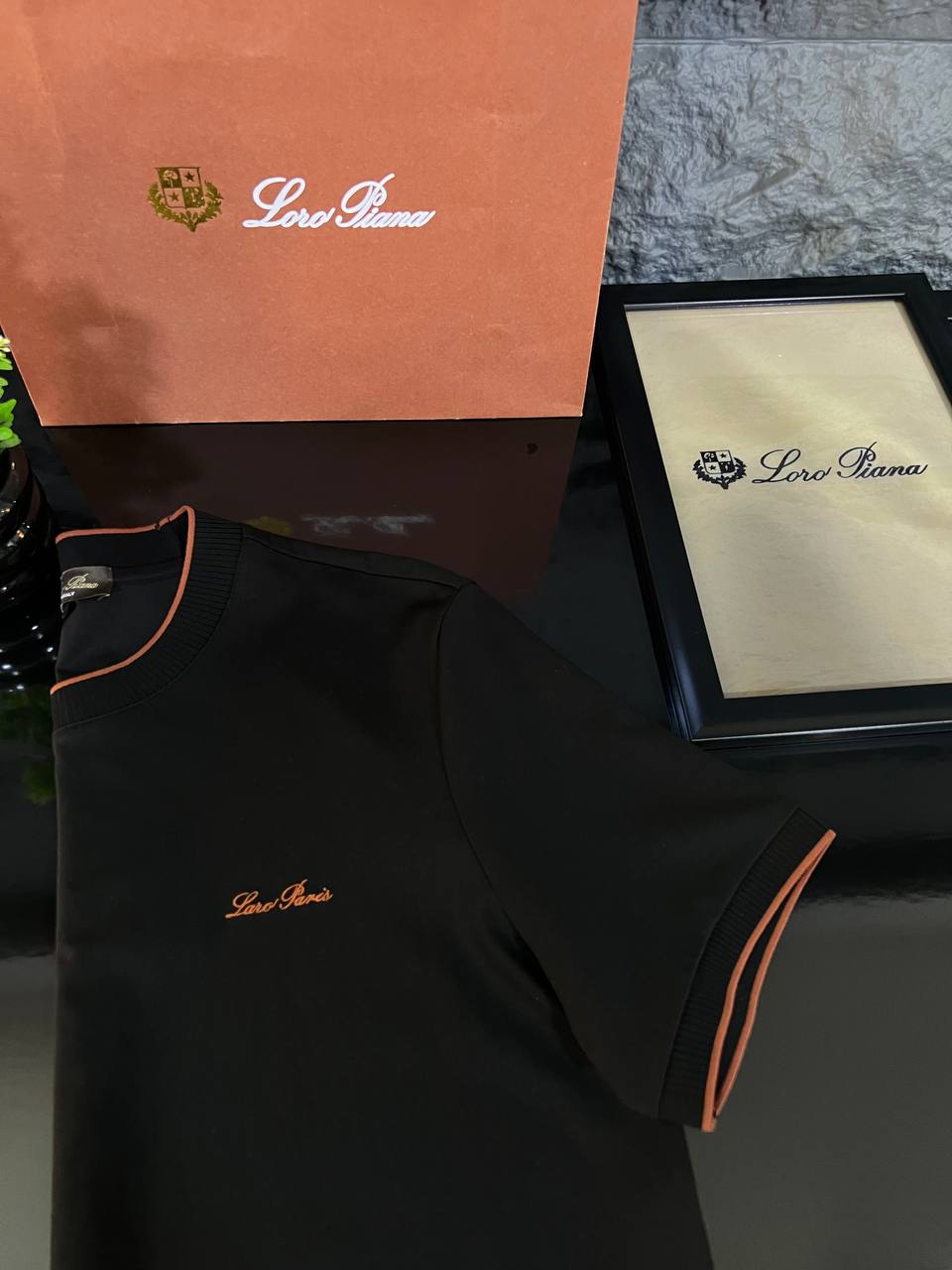 Loro Piana Black Premium T-Shirt | Minimal Luxury & Everyday Elegance