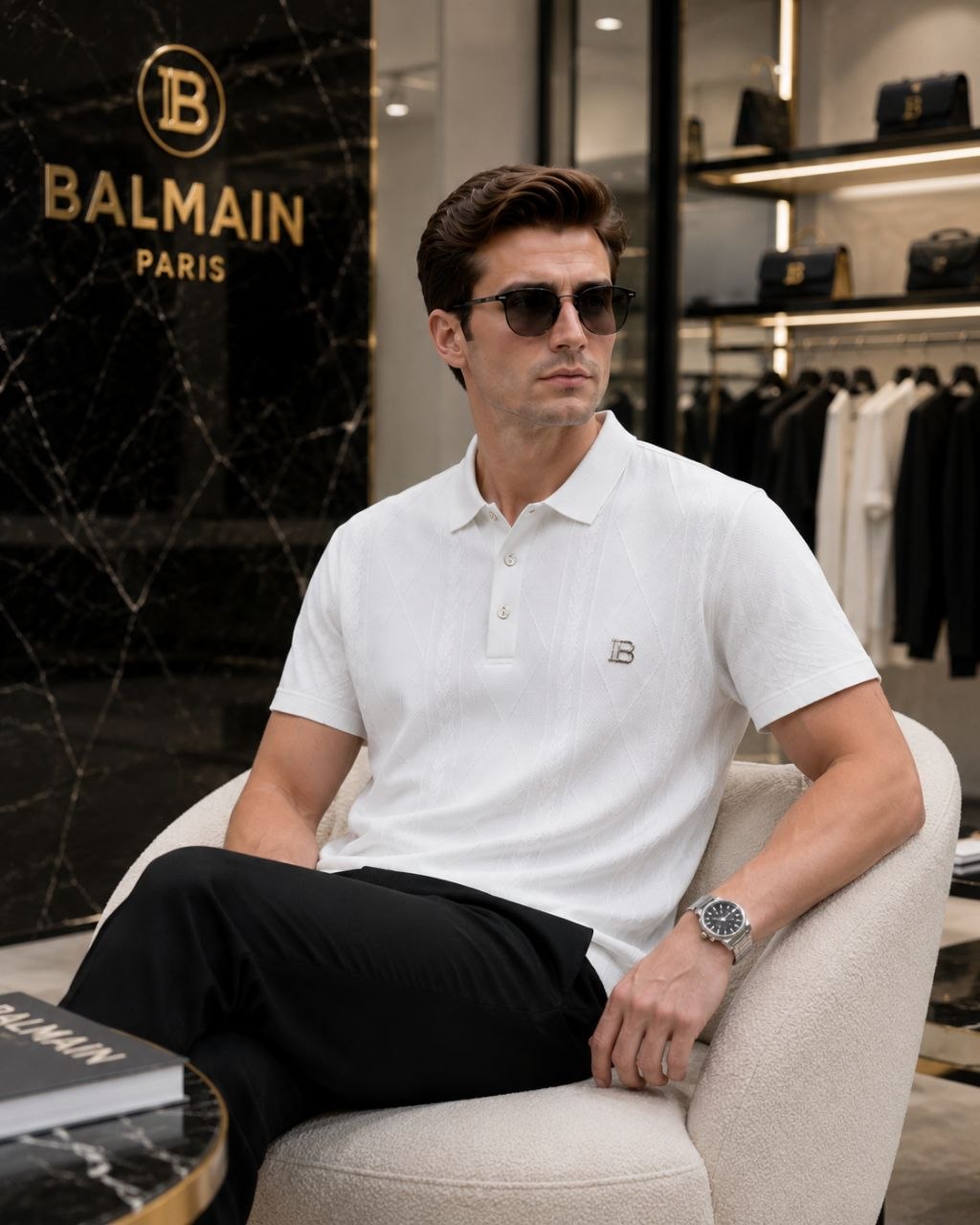 Balmain Paris Polo – Refined Modern Elegance