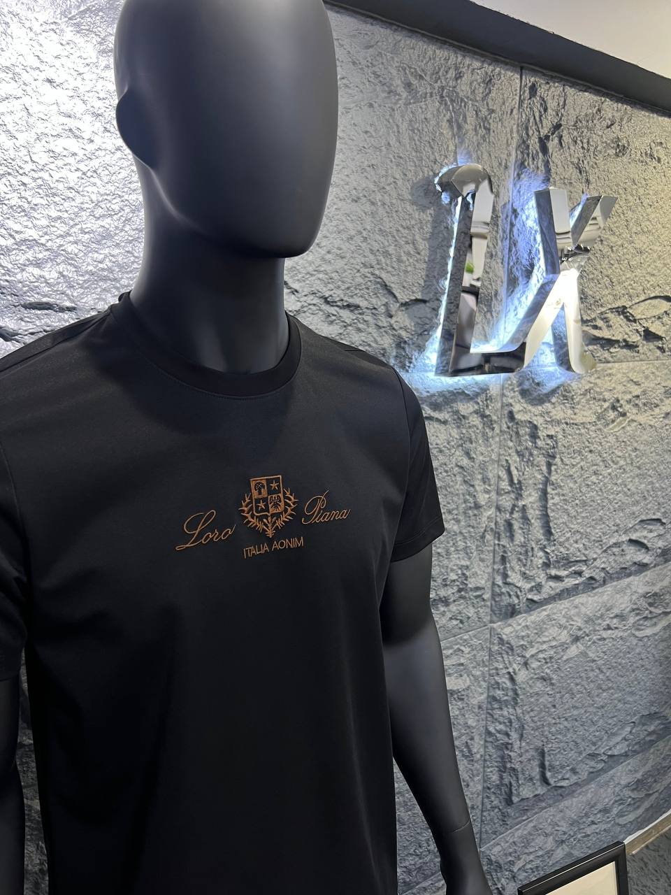 Loro Piana Signature T-Shirt – Black Edition