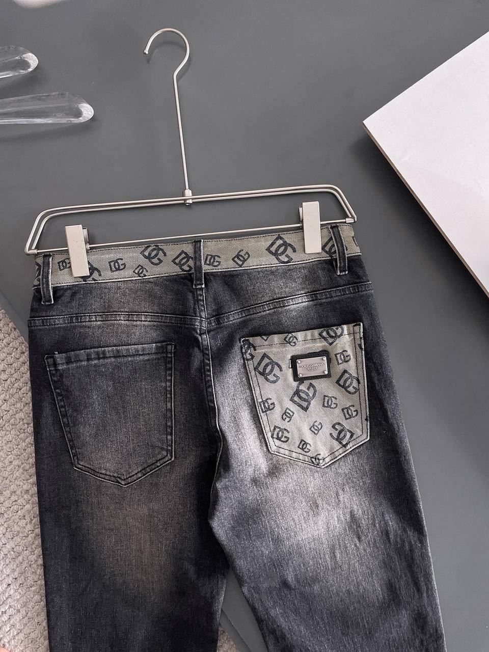 Dolce & Gabbana Black Washed Jeans
