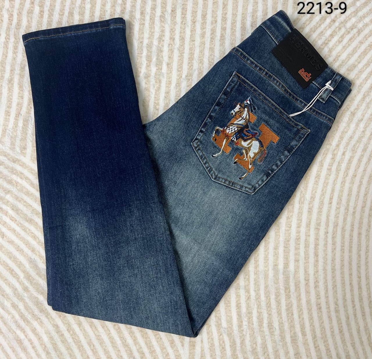 Hermès Premium Washed Denim Jeans