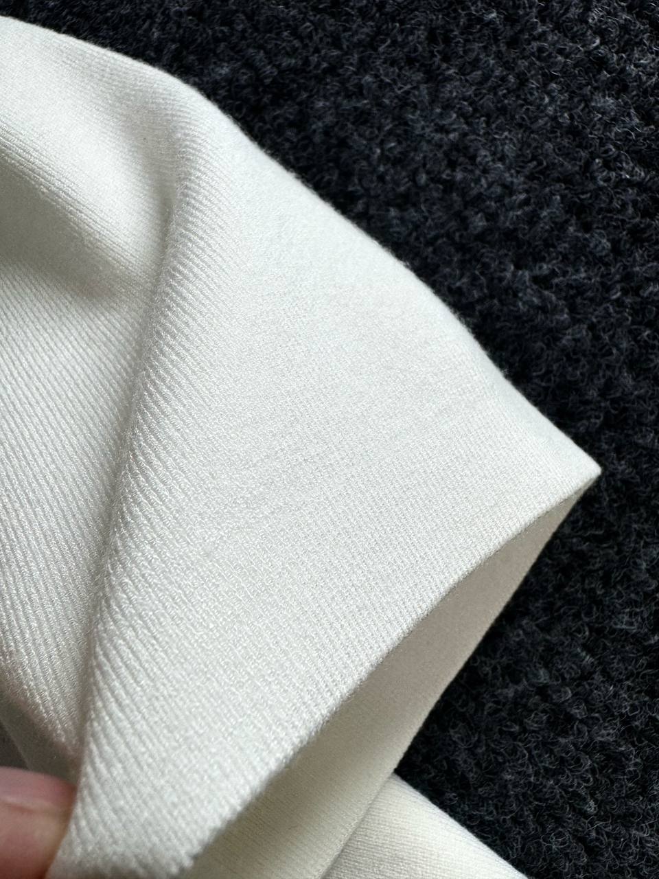 Louis Vuitton White Knit Polo T-Shirt