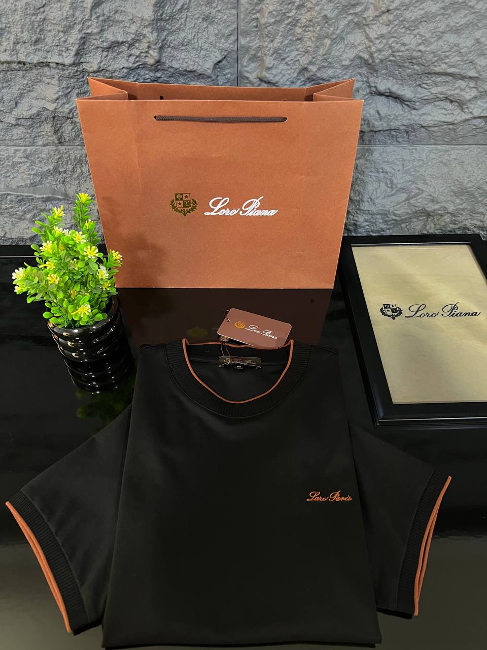 Loro Piana Black Premium T-Shirt | Minimal Luxury & Everyday Elegance