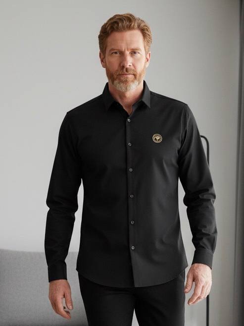 Stefano Ricci Luxury Shirt – Black Edition