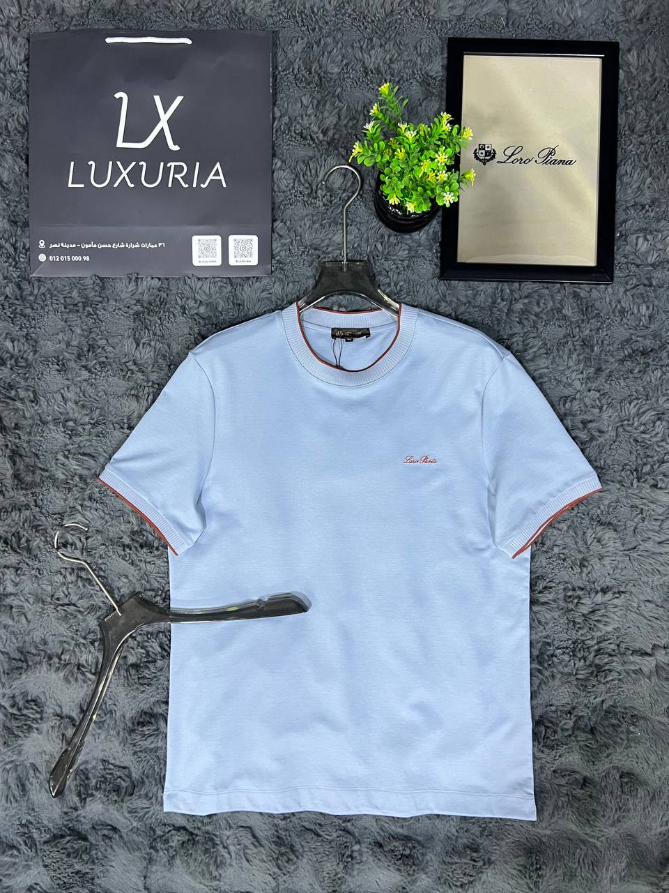 Loro Piana Baby Blue Premium T-Shirt | Timeless Luxury & Soft Comfort
