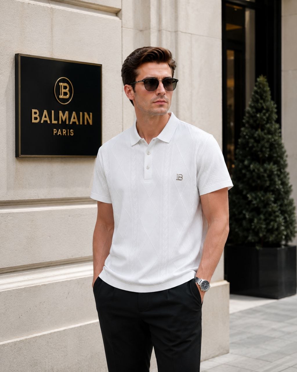 Balmain Paris Polo – Refined Modern Elegance