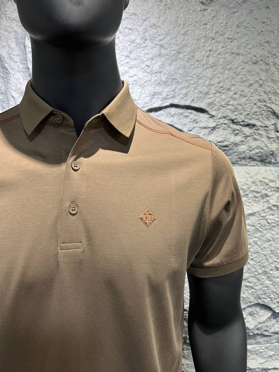 Loro Piana Brown Polo Shirt