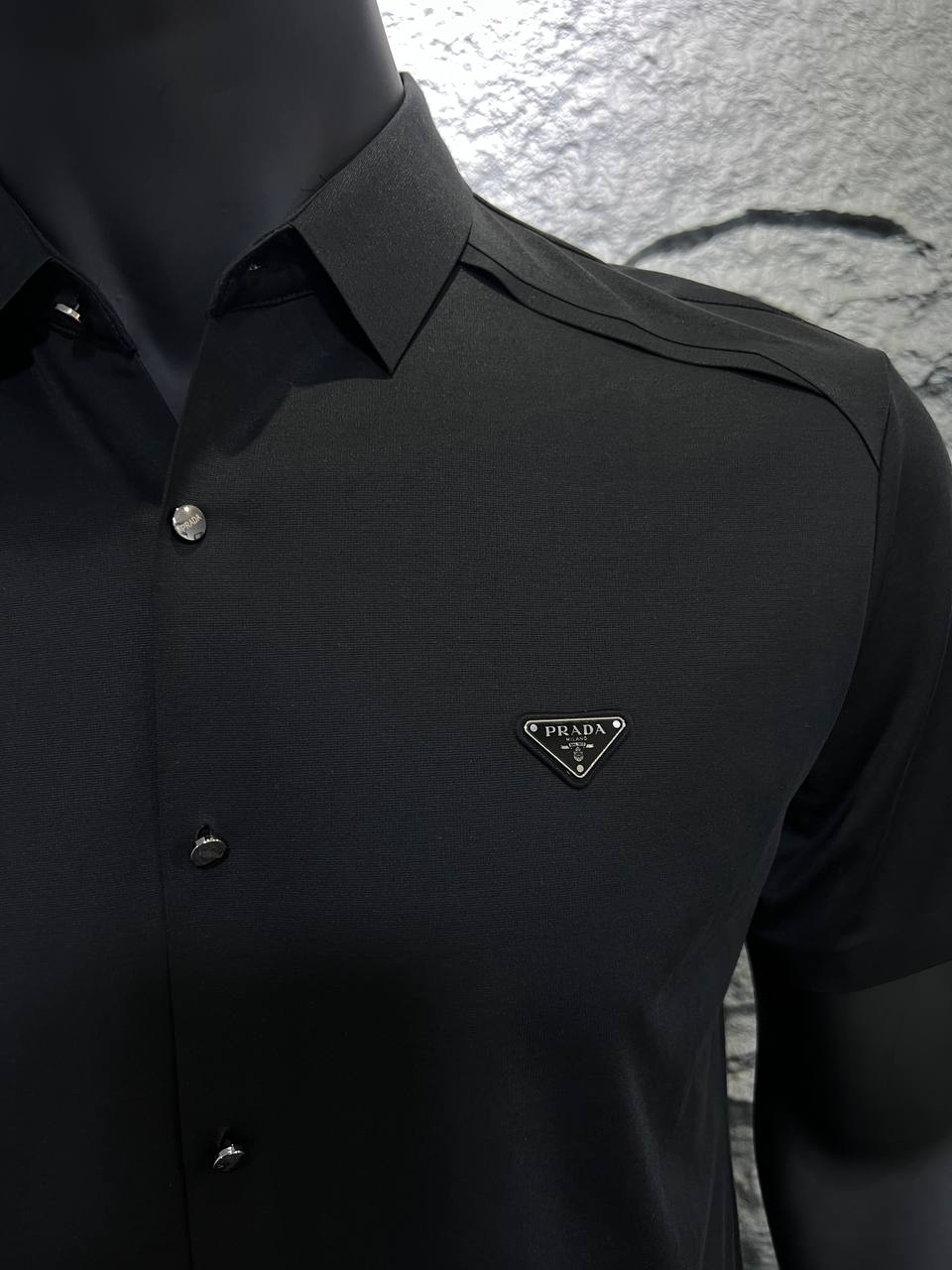 Prada Milano Short Sleeve Shirt – Refined Modern Elegance