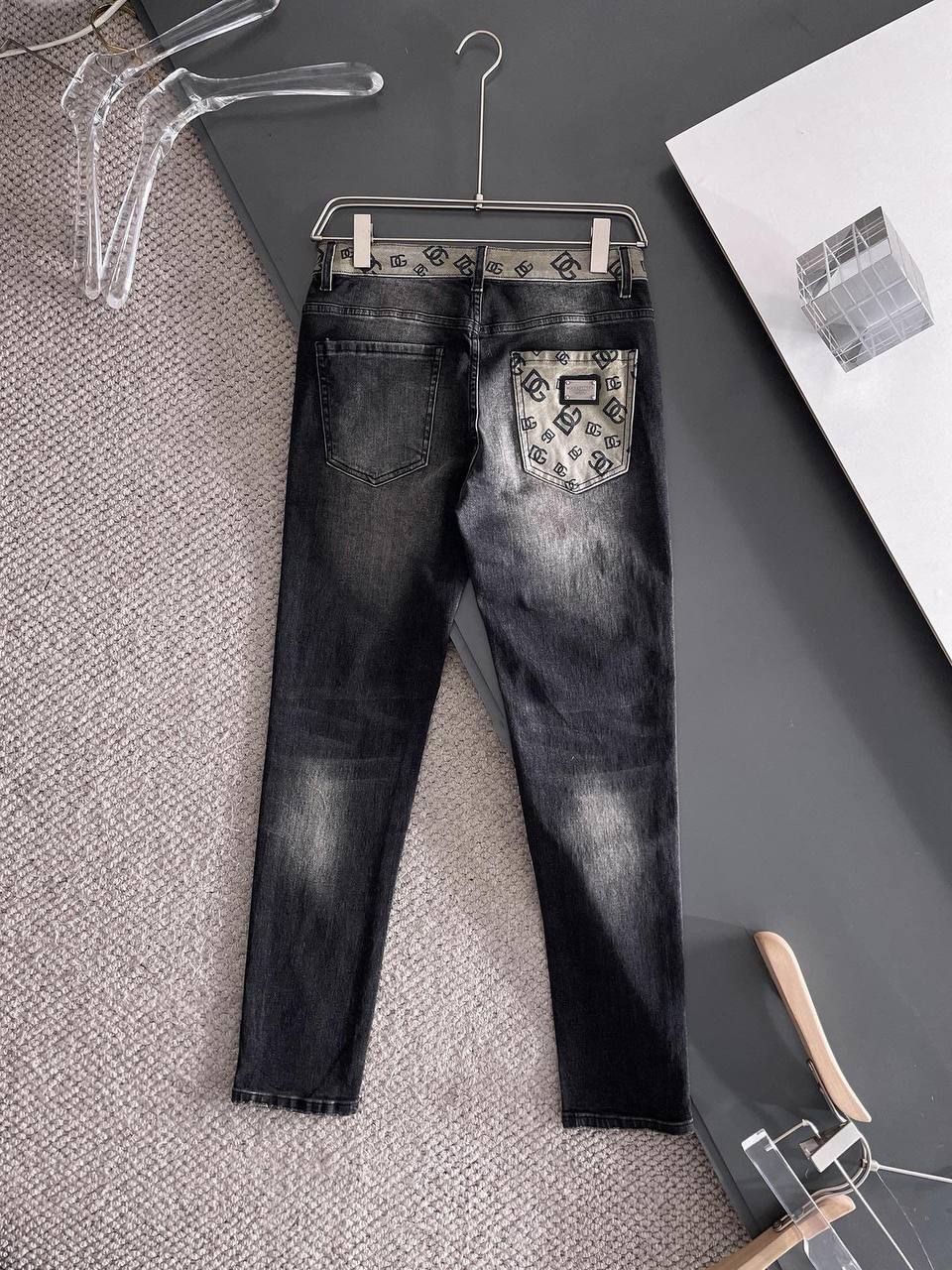 Dolce & Gabbana Black Washed Jeans