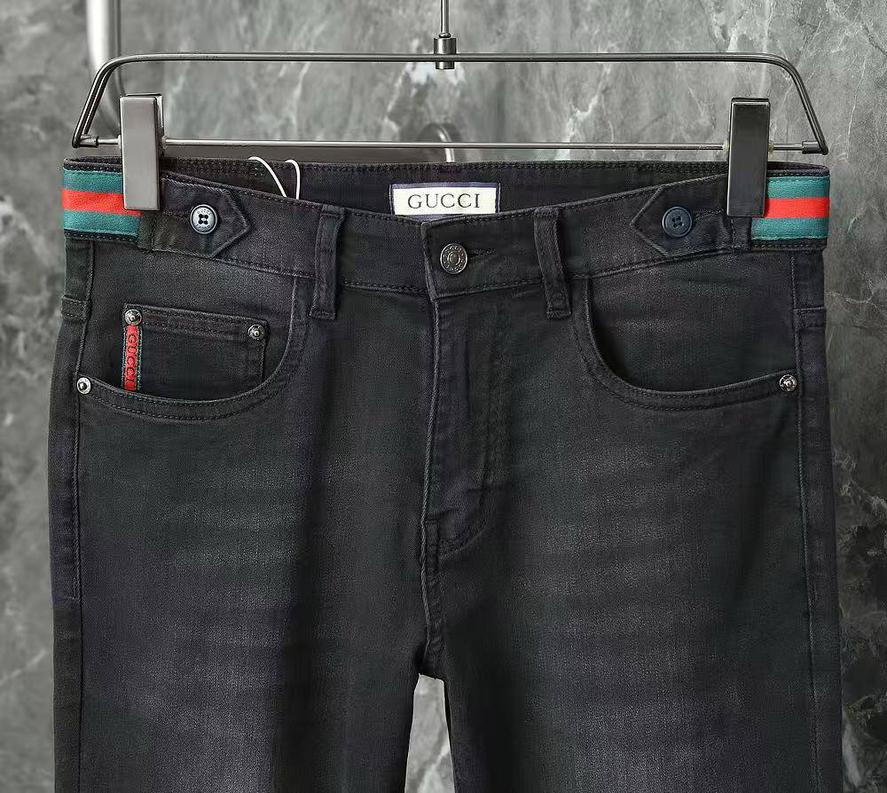 Gucci Black Washed Denim Jeans
