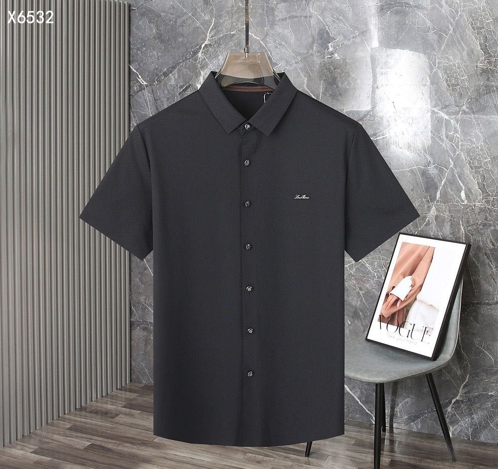 Loro Piana Elegant Polo Shirt – Black Edition
