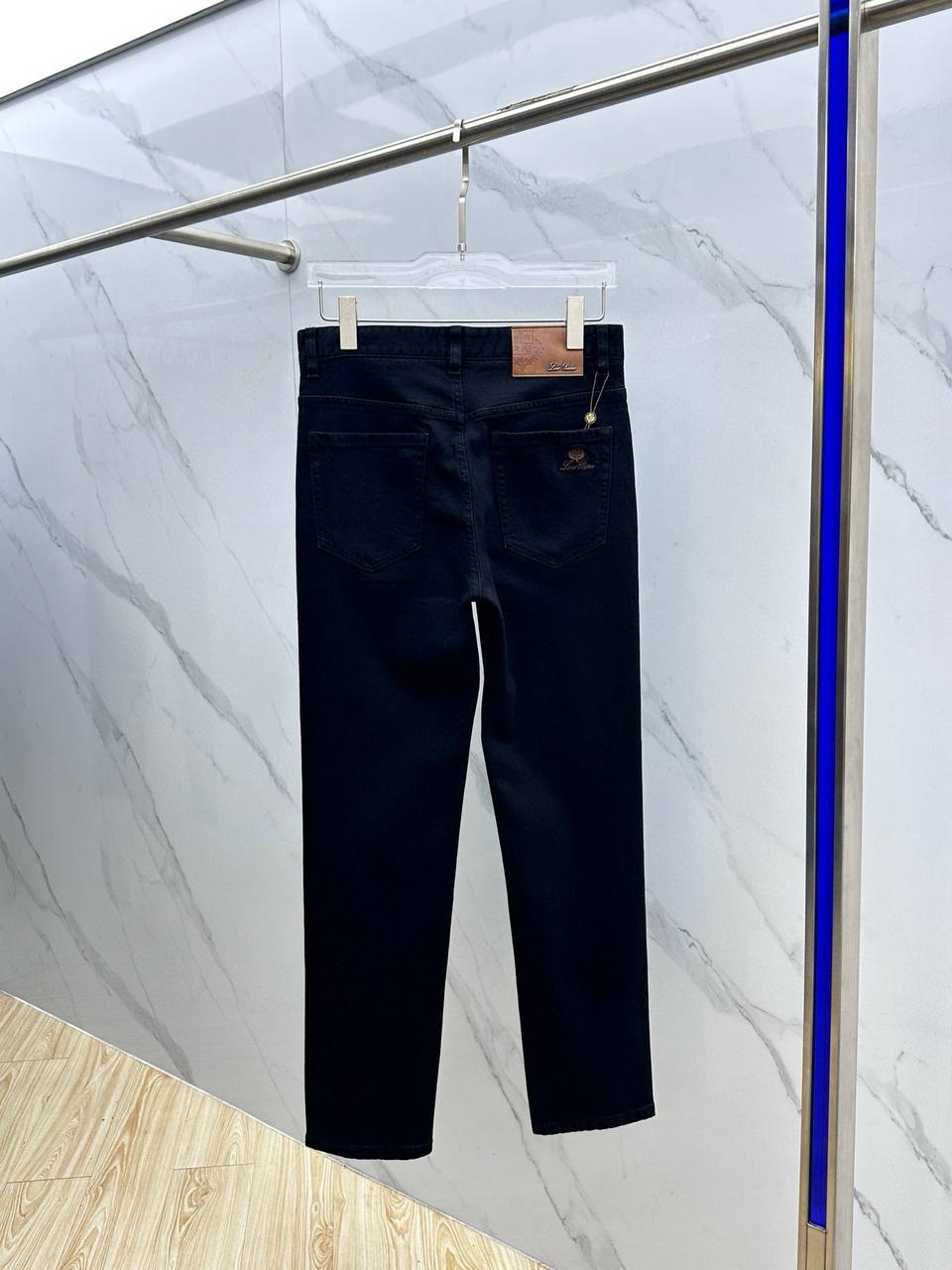 Loro Piana Classic Black Jeans – Premium Men's Slim Fit Denim