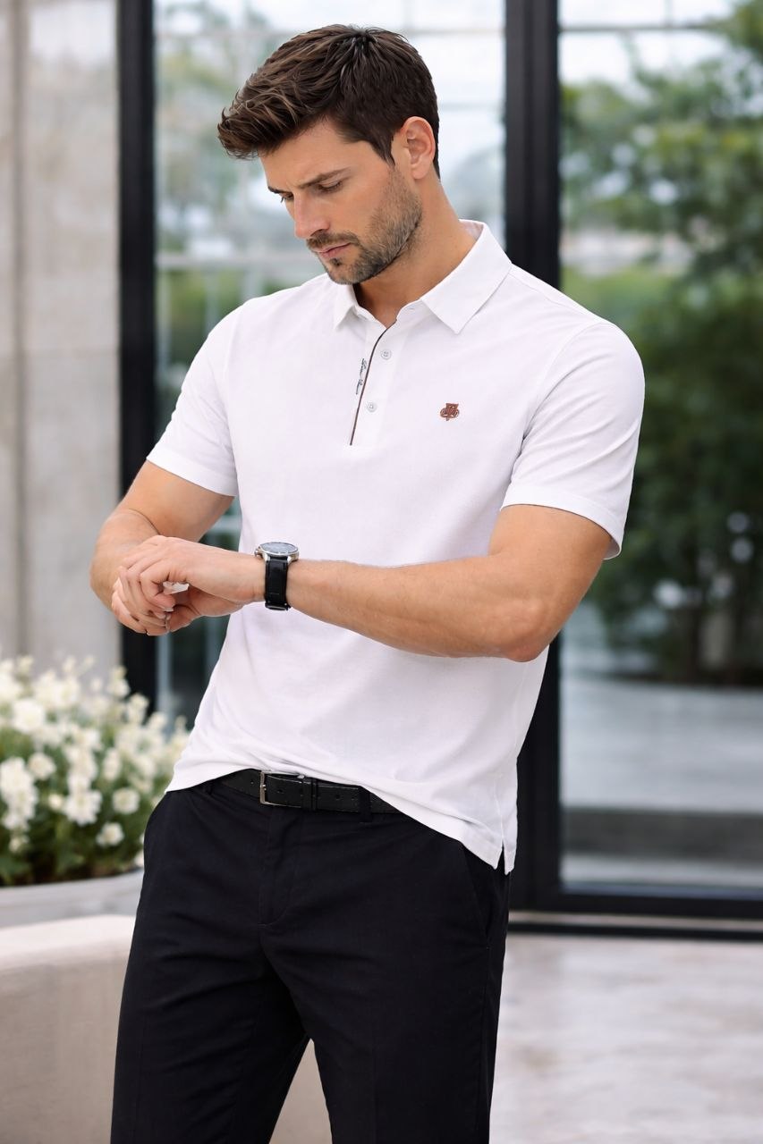 Loro Piana Classic Polo Shirt – White Edition
