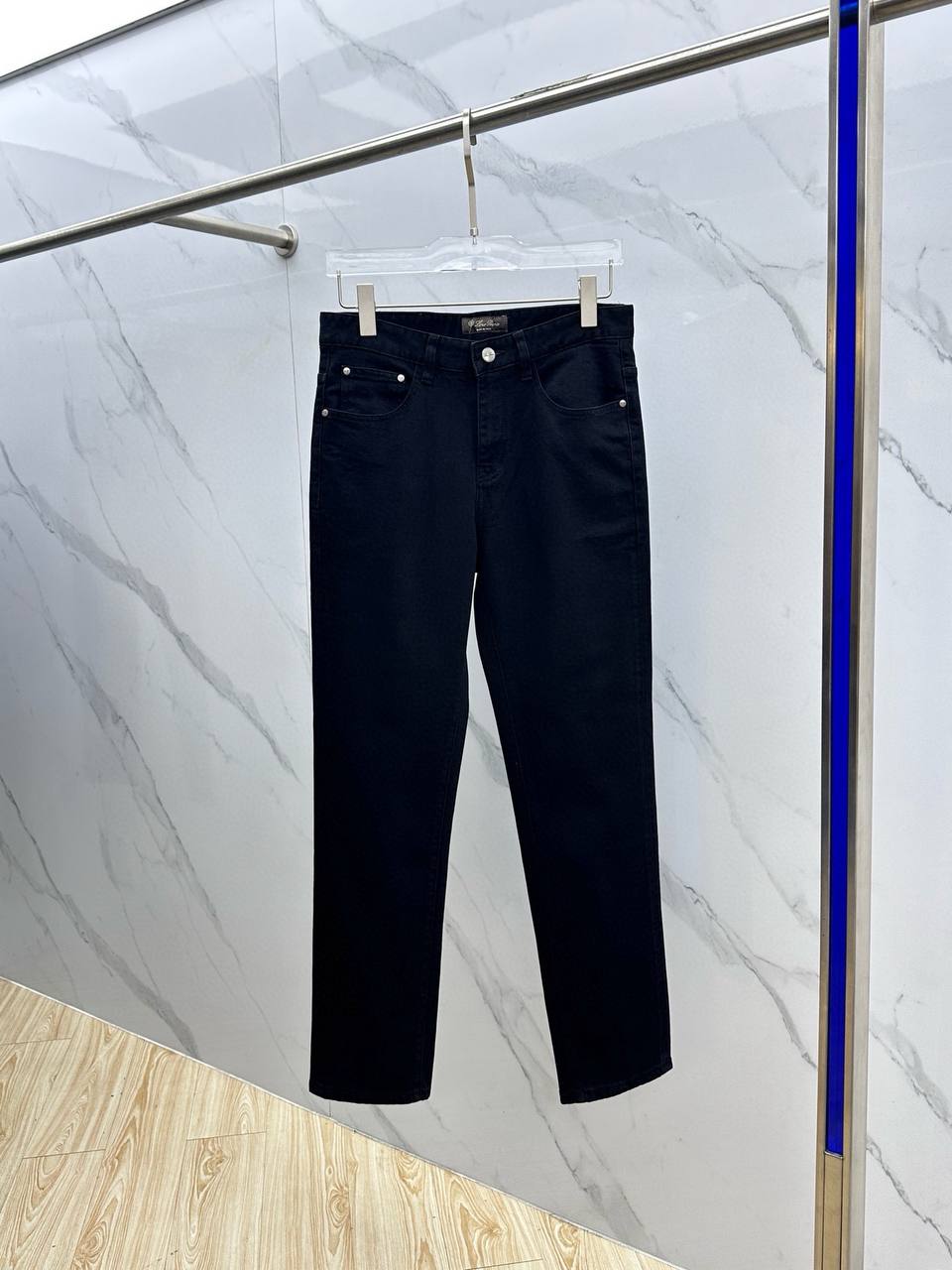 Loro Piana Classic Black Jeans – Premium Men's Slim Fit Denim