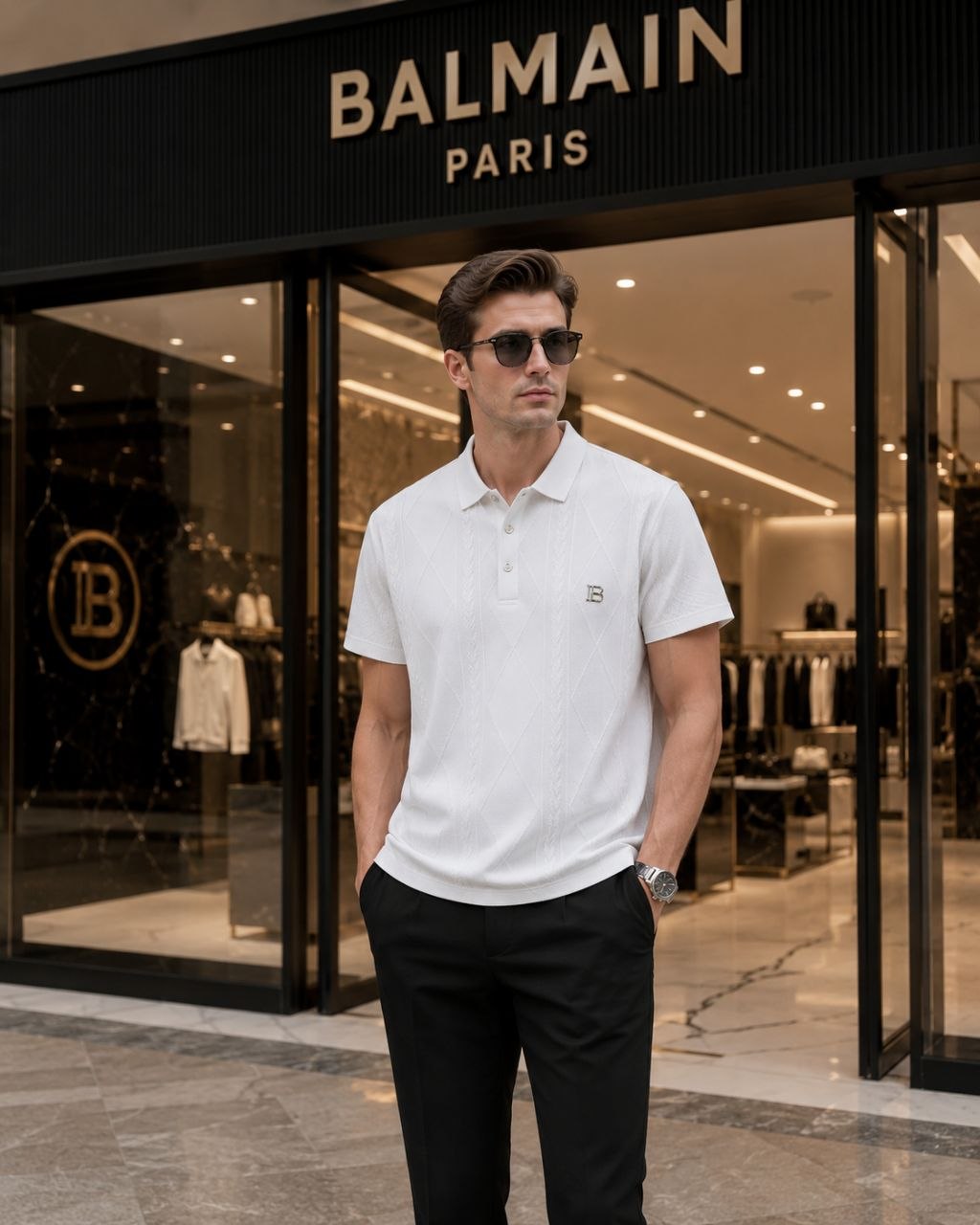Balmain Paris Polo – Refined Modern Elegance