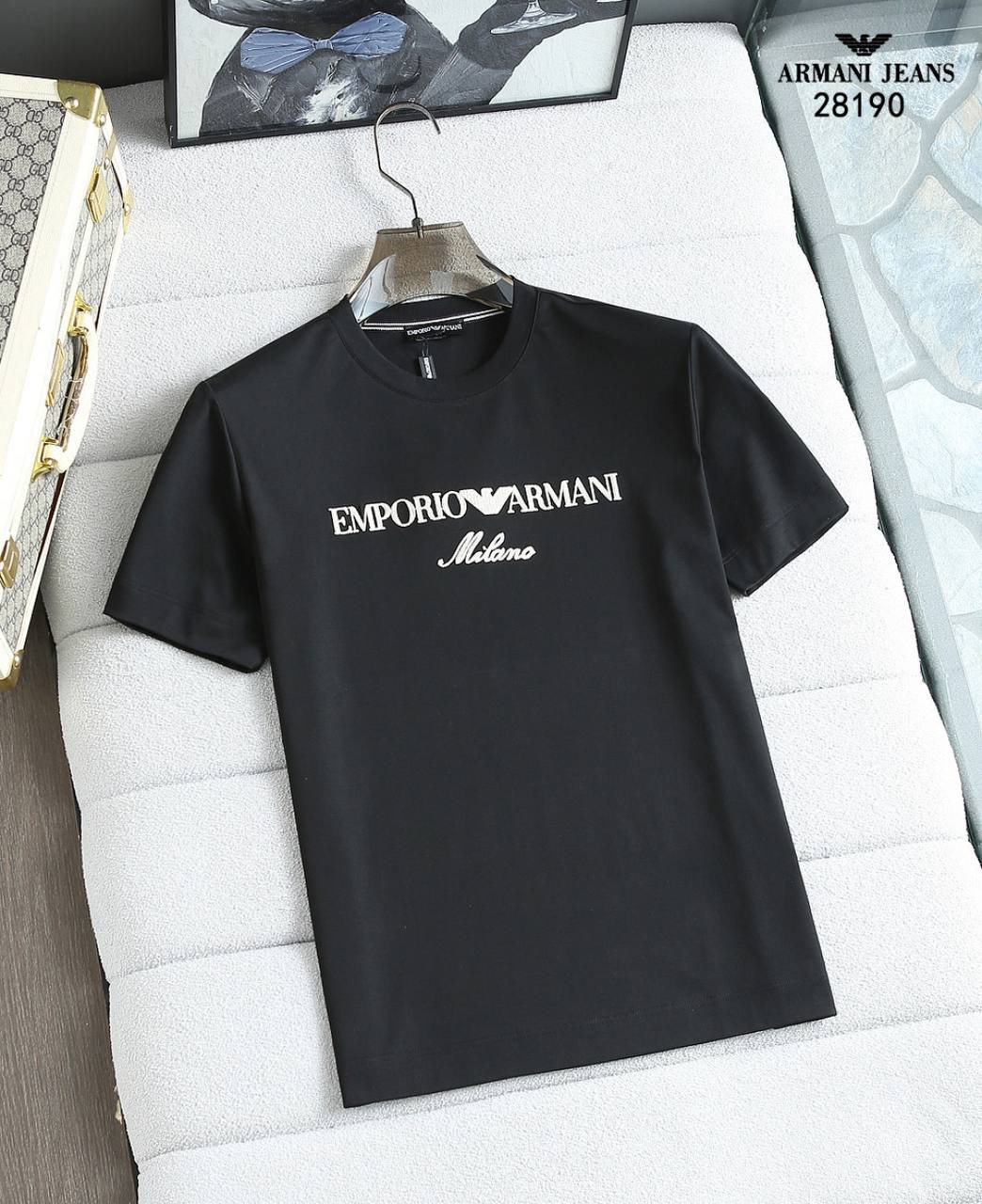 Emporio Armani Milano Black T-Shirt