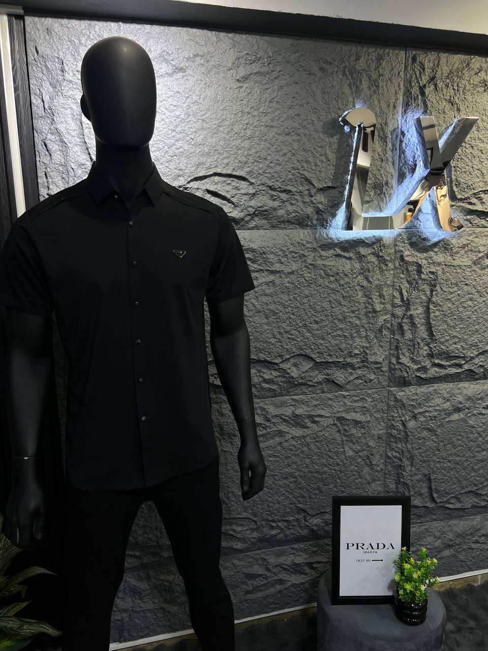 Prada Milano Short Sleeve Shirt – Refined Modern Elegance