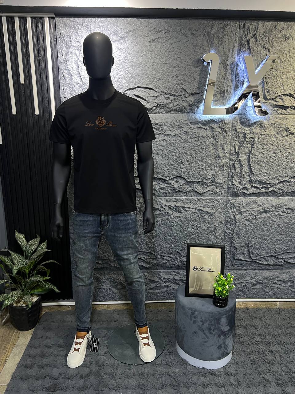 Loro Piana Signature T-Shirt – Black Edition