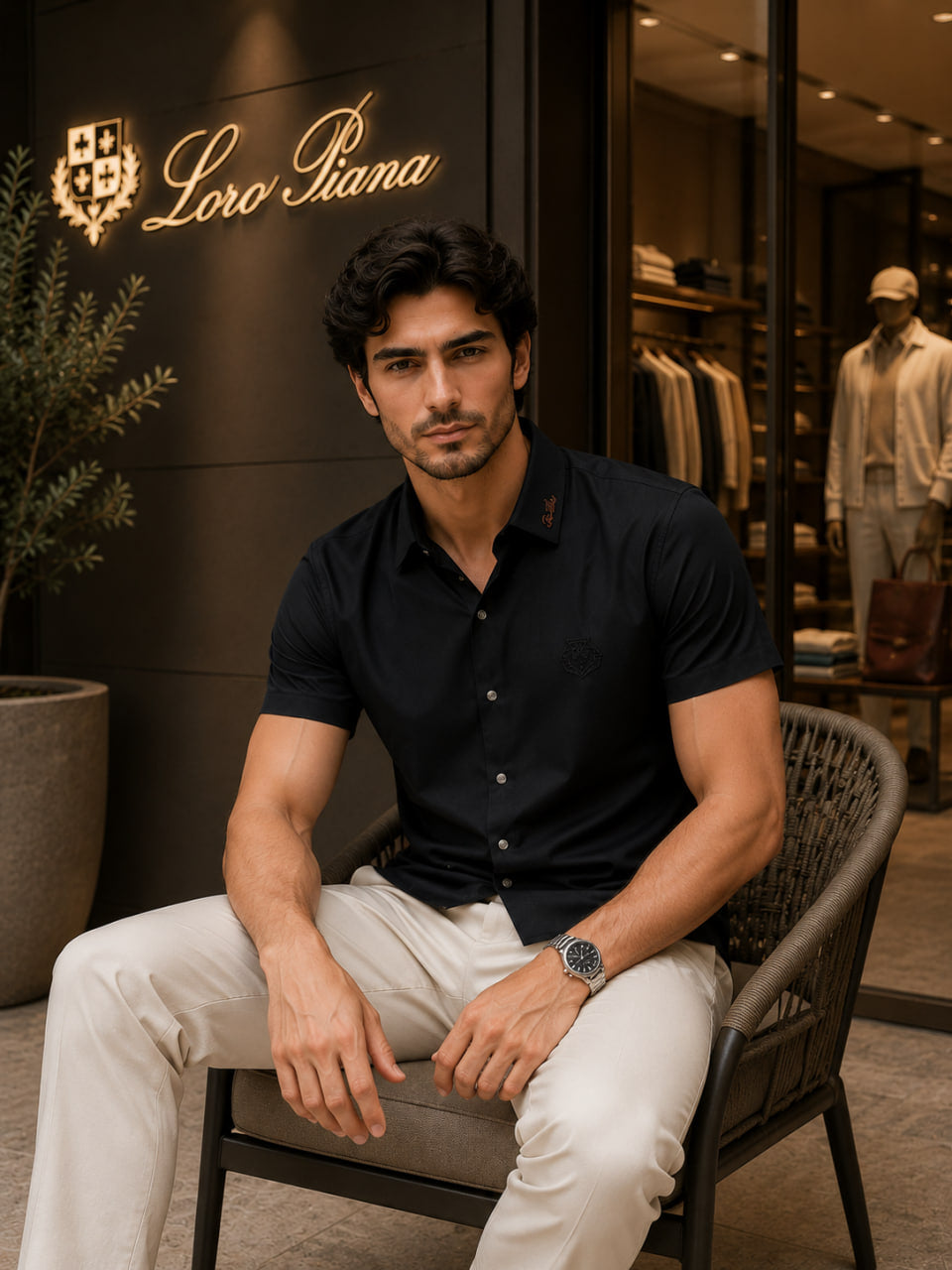 Loro Piana Black Shirt