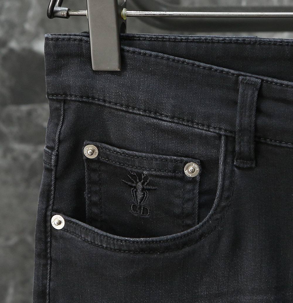Dior Black Washed Denim Jeans