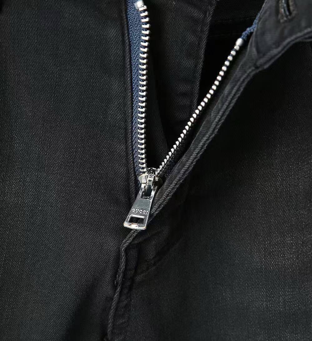 Gucci Black Washed Denim Jeans