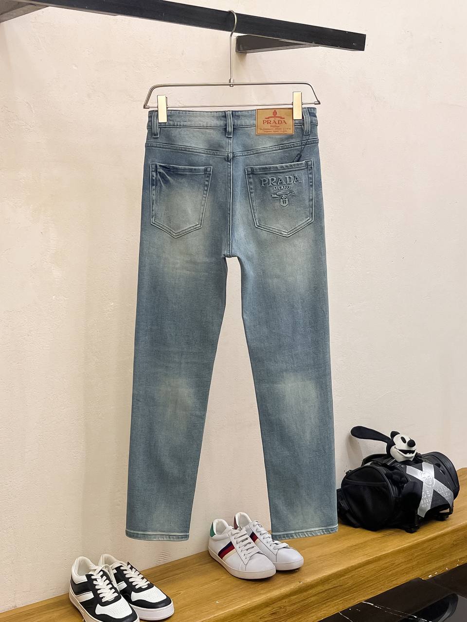 Prada Light Wash Denim Jeans – Ice Blue