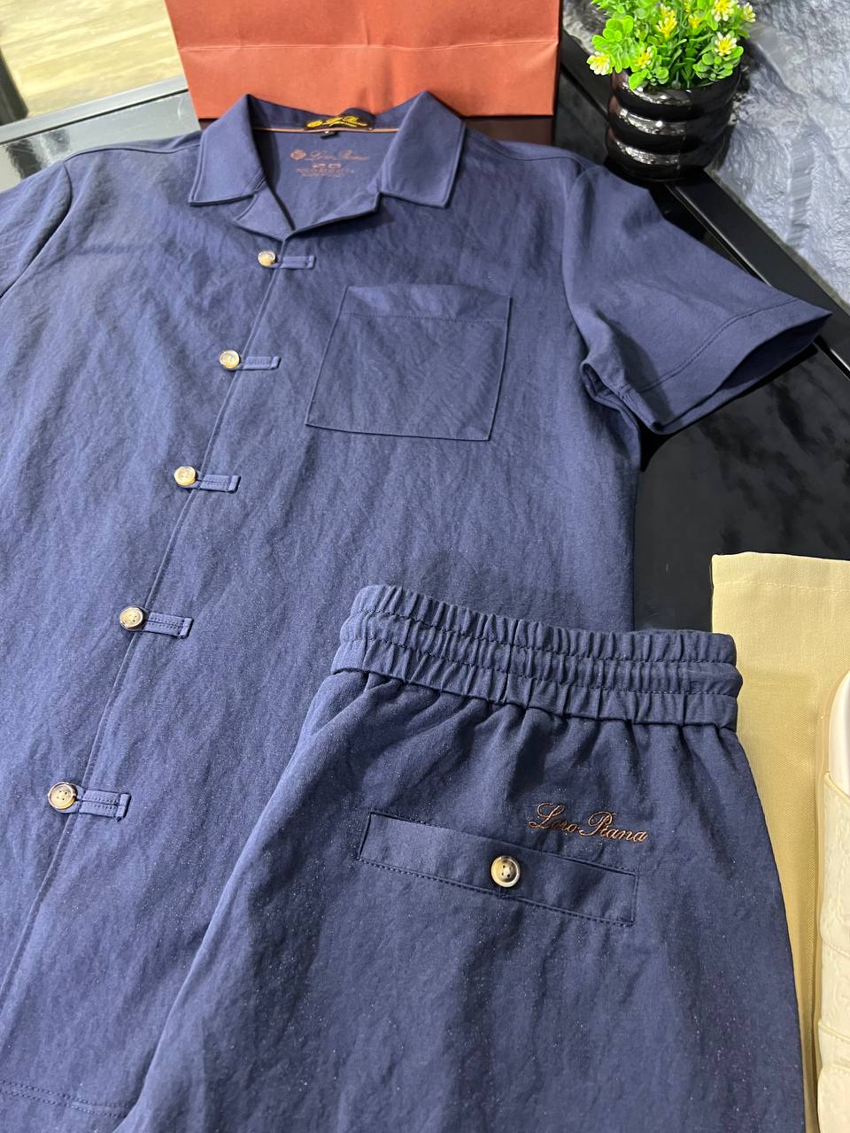 Loro Piana - Summer City Linen-Blend Two-Piece Set - Deep Navy