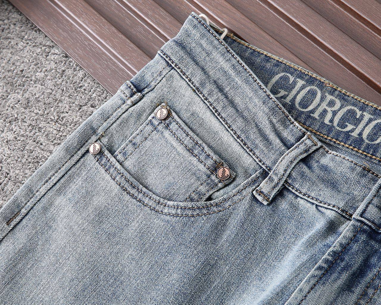 Emporio Armani Light Wash Denim Jeans – Slim Fit | Premium Men's Jeans