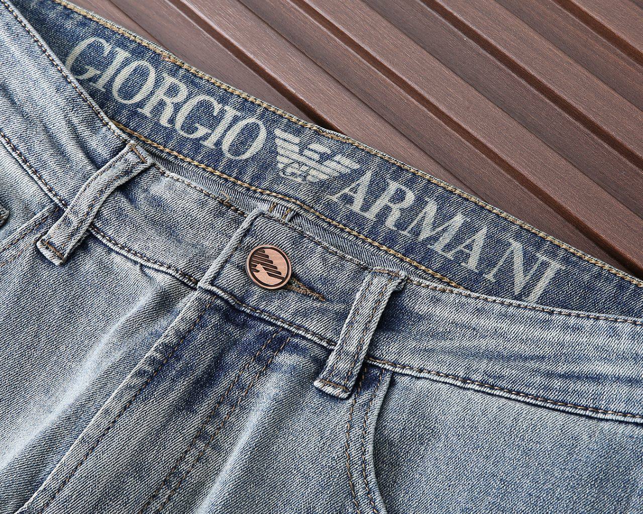 Emporio Armani Light Wash Denim Jeans – Slim Fit | Premium Men's Jeans