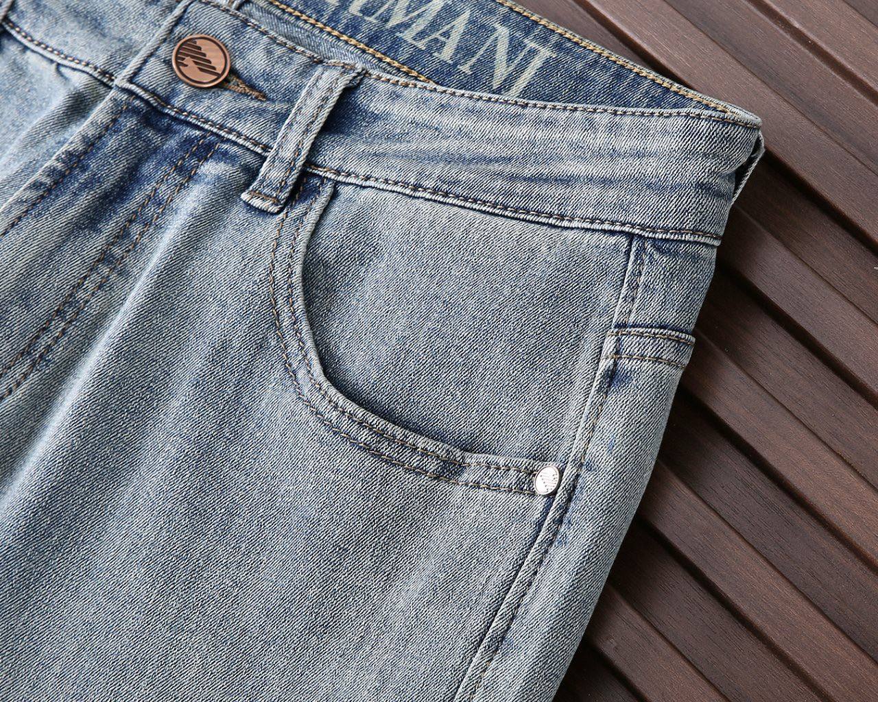 Emporio Armani Light Wash Denim Jeans – Slim Fit | Premium Men's Jeans